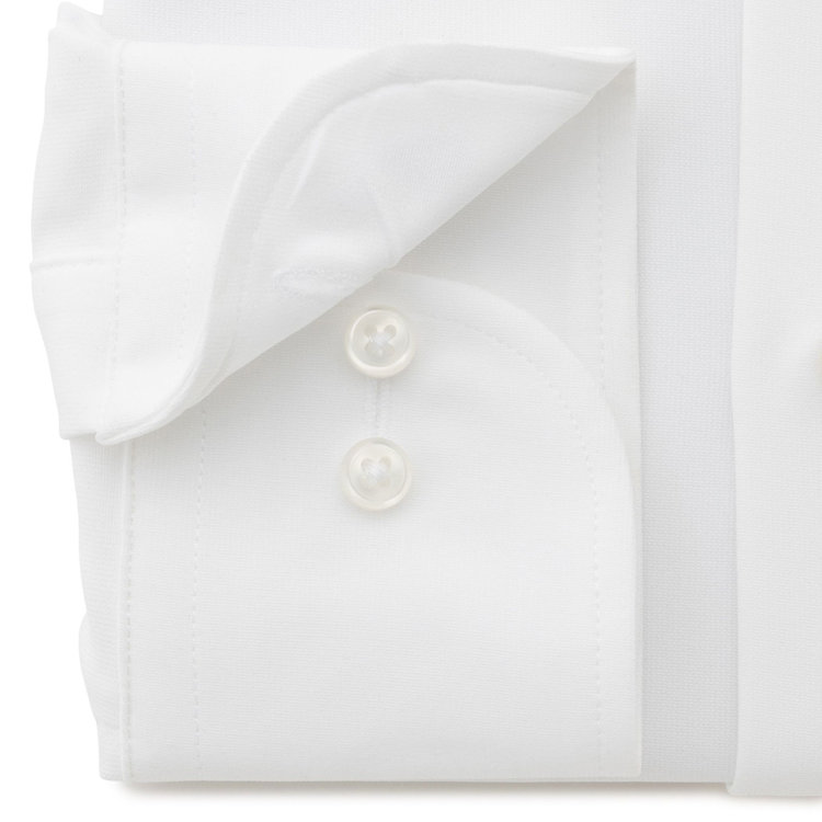 ジョンピアース 【JOHN PEARSE White】【形態安定】レギュラードレスシャツ/ホワイト/ULTRA MOVE 白