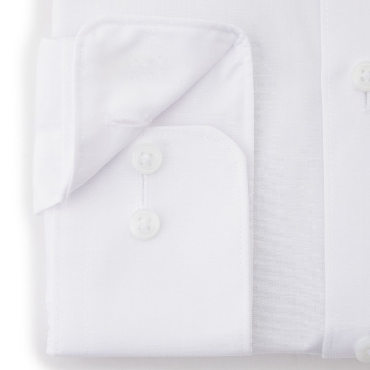 ＪＰコンフォート ネイビー 【JOHN PEARSE comfort navy】【STYLISH】【形態安定】レギュラーカラーワイシャツ/ホワイト 白