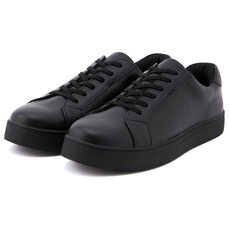 ＵＷＳ ＷＯＲＫ 【ULTRA WORK SHOES】Bizスニーカー ノーハンズ仕様 / ブラック/ ビジカジ・インターン対応 黒