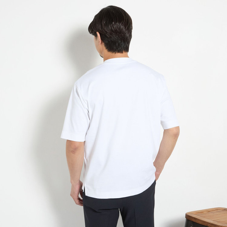 ＪＰ コンフォート 【JOHN PEARSE comfort navy】【半袖】ビズTシャツ/ホワイト 白