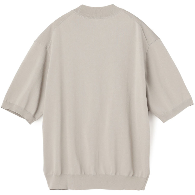 ジョンピアース 【JOHN PEARSE comfort navy】【半袖】ニットTシャツ/グレージュ グレー淡色