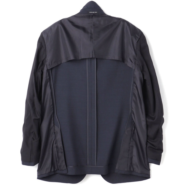 ＫＡＮＳＡＩＭＡＮ 【KANSAIMAN collection】【春夏】2釦シングルスーツ ショートタック/ネイビー/ULTRA LIGHT SPEC・シャワークリーン 紺中間