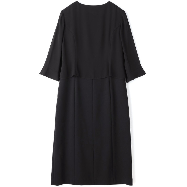 カンサイファム 【KANSAI YAMAMOTO FEMME】【年間】ノーカラー＋ワンピーススカートレディースフォーマル 黒