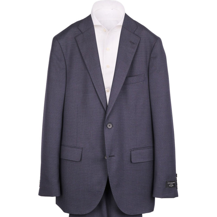 ＪＰ コンフォート 【JOHN PEARSE comfort】【春夏】2釦シングルスーツ 1タック/ネイビー/REAL NAVY COLLECTION/NEW ZEALAND LIMITED WOOLSHOWER CLEAN/SustainaBee Wool ネイビー系(紺)