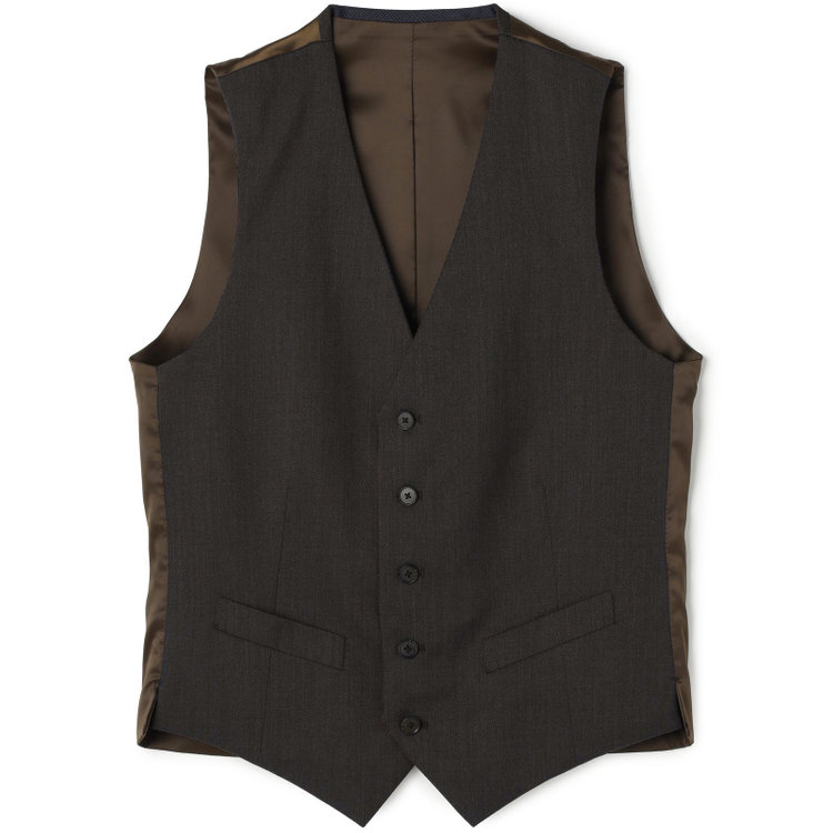 ＪＰ コンフォート 【ULTRA MOVE CROSS】【JOHN PEARSE comfort】【年間】リバーシブルジレ・ベスト/ネイビー×ハウンドトゥース＆グレー×カルゼ その他