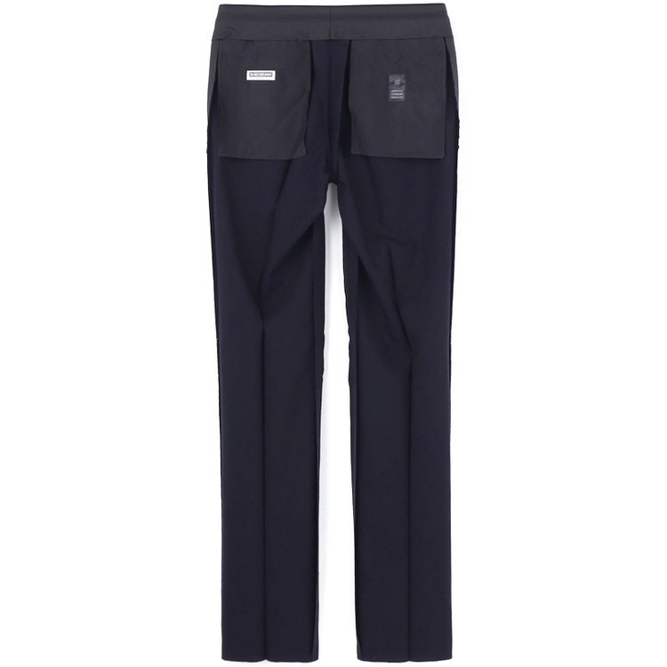 ジョンピアース 【JOHN PEARSE Black SELECT LINE】【年間】0タックパンツ/ネイビー×ソリッド/ULTRA TOUGH S/SHOWER CLEAN/※裾直し必要 紺濃色