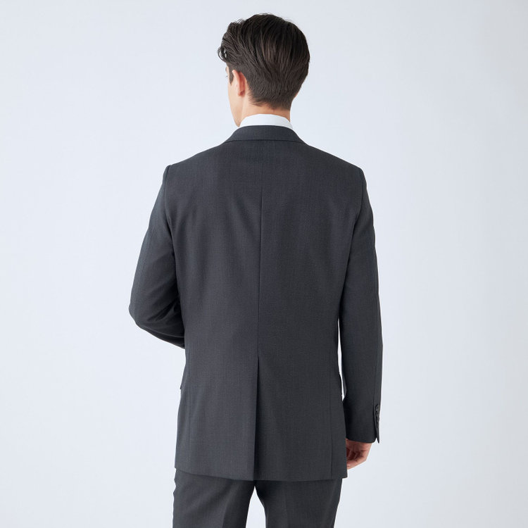ドナートヴィンチウォモ 【THE 神 SUIT】【Donato Vinci Italy UOMO】【秋冬】2釦シングルスーツ 0タック/グレー/NEW ZEALAND WOOL/REAL COLLECTION/SustainaBee Wool/※裾上げ必要 グレー濃色