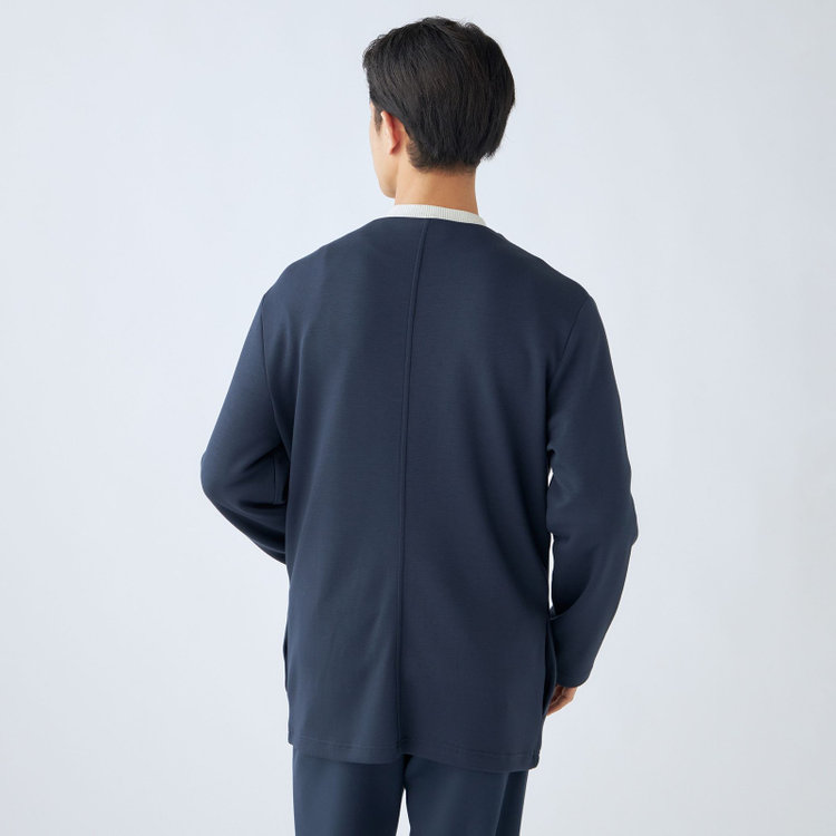 ＵＷＳ ＨＯＭＥ 【ULTRA WORK SUIT/HOME LINE】【春夏】セットアップ1釦ノーカラージャケット/ネイビー ネイビー系(紺)