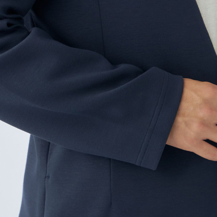 ＵＷＳ ＨＯＭＥ 【ULTRA WORK SUIT/HOME LINE】【春夏】セットアップ1釦ノーカラージャケット/ネイビー ネイビー系(紺)