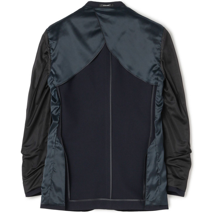 ＪＰ コンフォート 【JOHN PEARSE comfort】【年間】2釦シングルスリーピーススーツ 1タック/ネイビー×シャドーストライプ/ストレッチ/ウエストシャーリング仕様ULTRA MOVE/SHOWER CLEAN/※裾上げ必要 紺中間