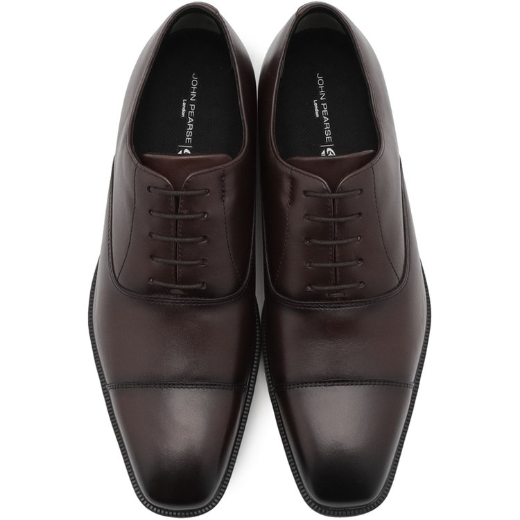 ジョンピアース 【JOHN PEARSE】ストレートチップドレスシューズ/ブラウン/MOONSTAR 茶濃色