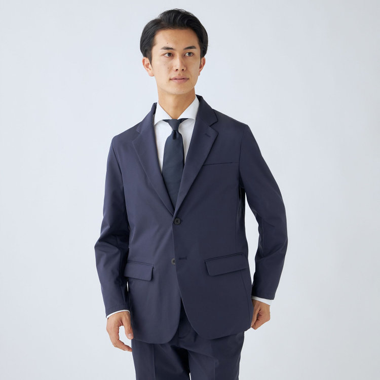 ＵＷＳ ＷＯＲＫ 【ULTRA WORK SUIT/WORK LINE】【年間】セットアップ2釦ジャケット/ネイビー 紺中間