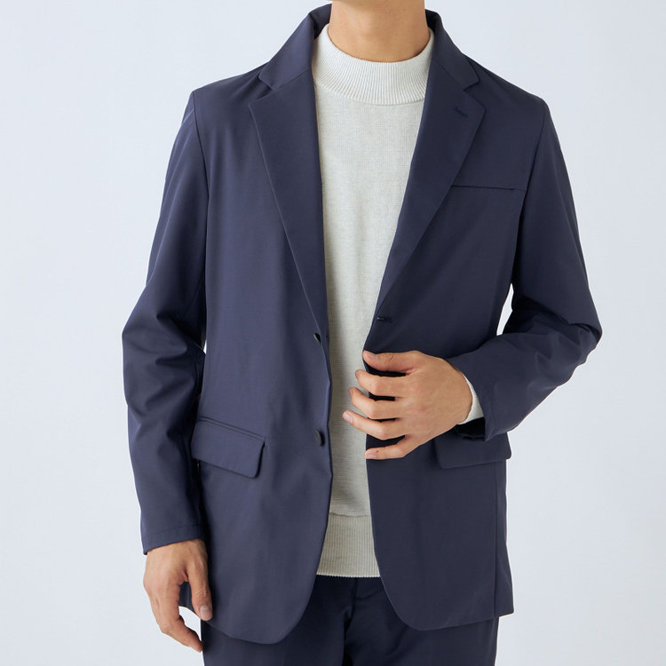 ＵＷＳ ＷＯＲＫ 【ULTRA WORK SUIT/WORK LINE】【年間】セットアップ2釦ジャケット/ネイビー 紺中間