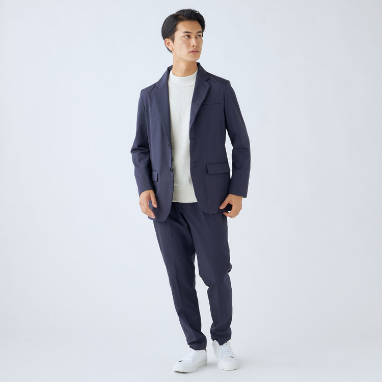 ＵＷＳ ＷＯＲＫ 【ULTRA WORK SUIT/WORK LINE】【年間】セットアップ2釦ジャケット/ネイビー 紺中間