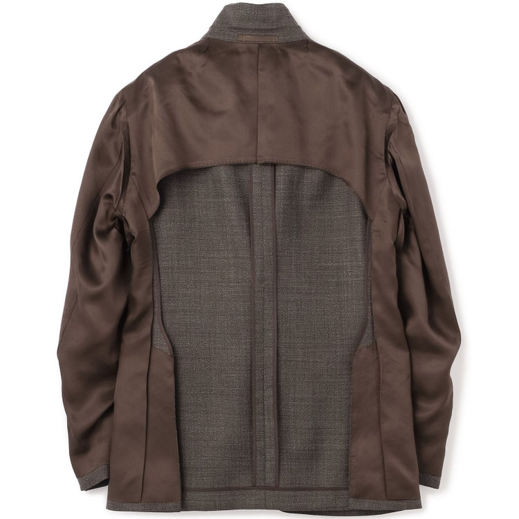 ドナートヴィンチ 【Donato Vinci Italy CLASSICO】【春夏】段返り3釦シングルスーツ 2タック/ブラウン/REAL  COLLECTION/※裾上げ必要 茶中間
