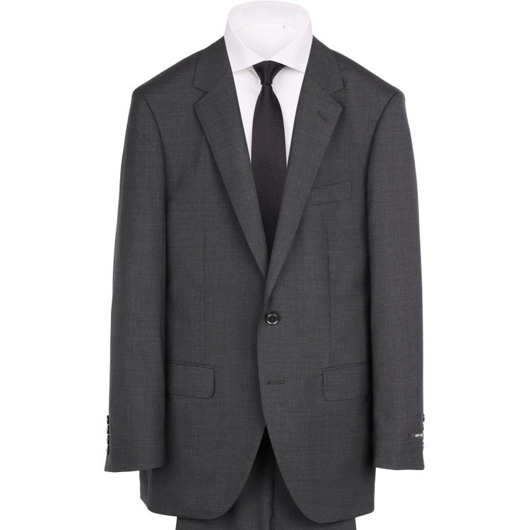 タグ付き未使用　ジョンピアース　スーツ JOHN PEARSE Black SELECT LINE】【年間】2釦シングルスーツ 0タック