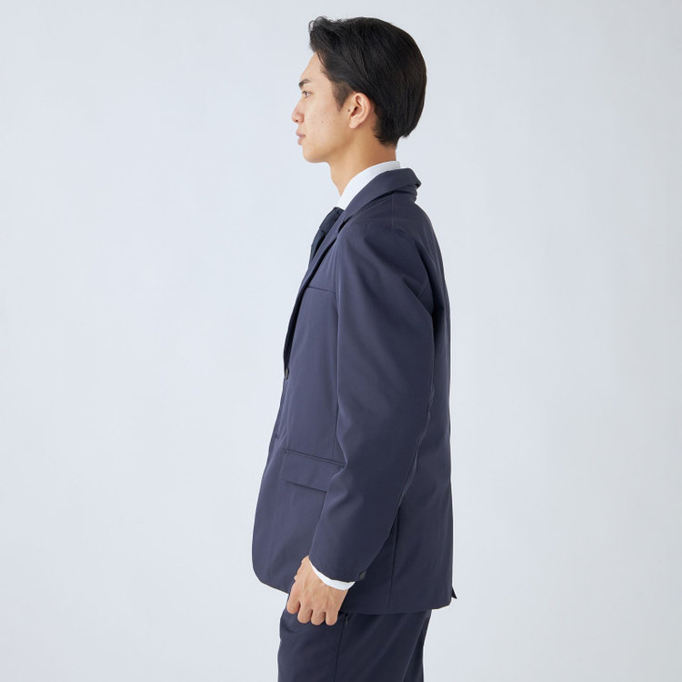ＵＷＳ ＷＯＲＫ 【ULTRA WORK SUIT/WORK LINE】【年間】セットアップ2釦ジャケット/ネイビー 紺中間