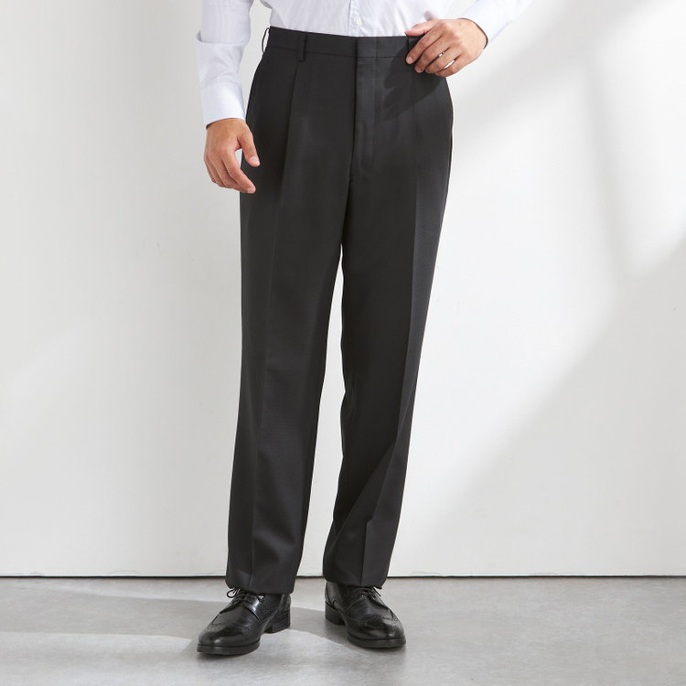 ドナートヴィンチ 【Donato Vinci Italy】【秋冬】2釦シングルスーツ 1タック/ブラック/REAL BLACK COLLECTION/NEW ZEALAND LIMITED WOOL/※裾上げ必要 黒