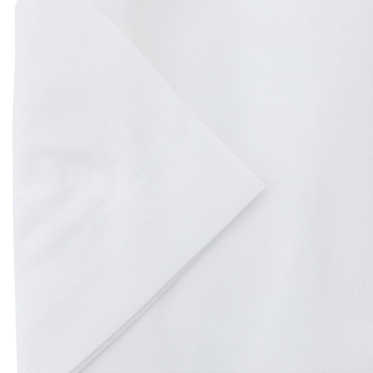 ＤＵＫＥ ＭＯＲＧＡ 【半袖】【DUKEMORGAN】【形態安定】レギュラーカラーワイシャツ/ホワイト×ソリッド 白