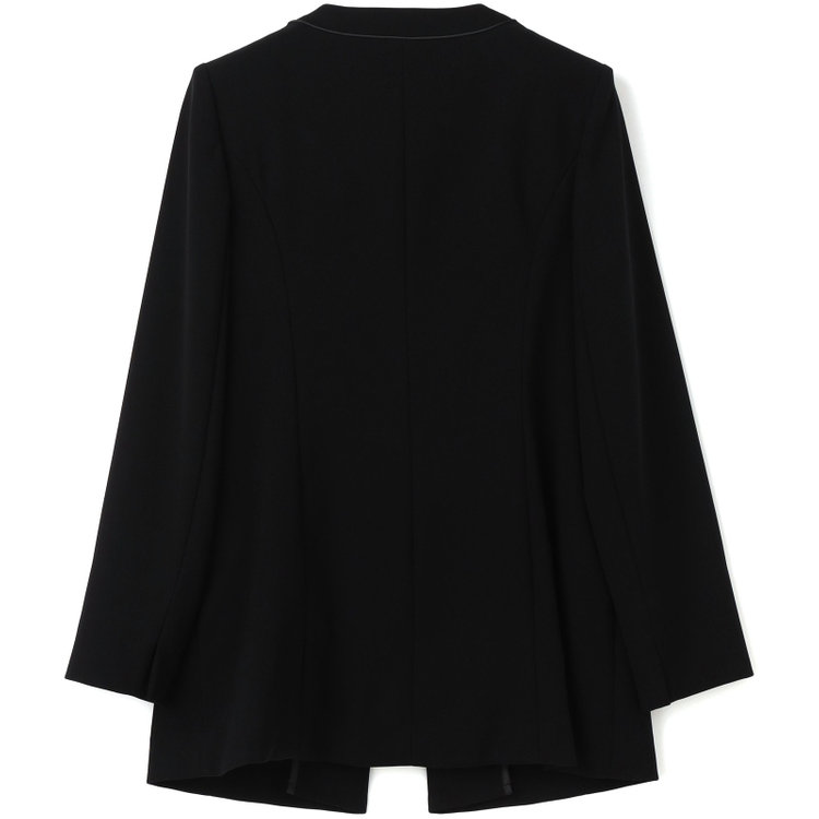 ソノタ（KONAKA用） 【年間】パンツスーツフォーマル/ノーカラーアンサンブル/ウォッシャブル/ストレッチ 黒