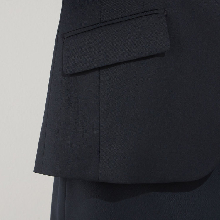 ソノタ（KONAKA用） 【Diana】【秋冬】ジャケット/ネイビー/ウォッシャブル＆ストレッチ 紺中間