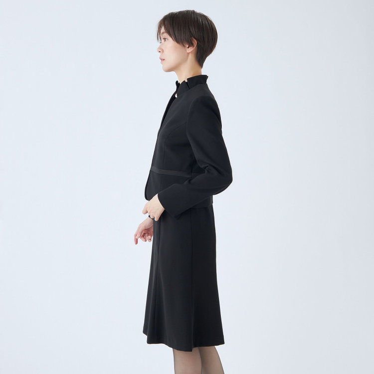 ソノタ（KONAKA用） 【RADVAN】【年間】スタンドタック襟アンサンブルレディースフォーマル 黒