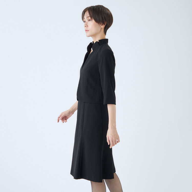 ソノタ（KONAKA用） 【RADVAN】【年間】スタンドタック襟アンサンブルレディースフォーマル 黒