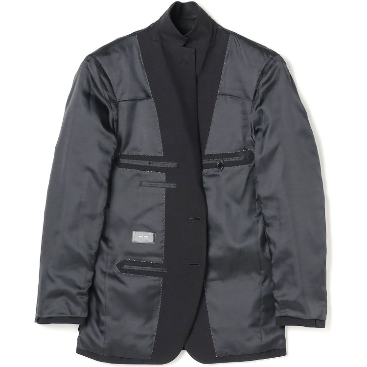 ハイスペックモーション 【HIGH SPEC MOTION】【年間】2釦シングルスーツ 0タック/ブラック/ウォシャブル/※裾上げ必要 黒