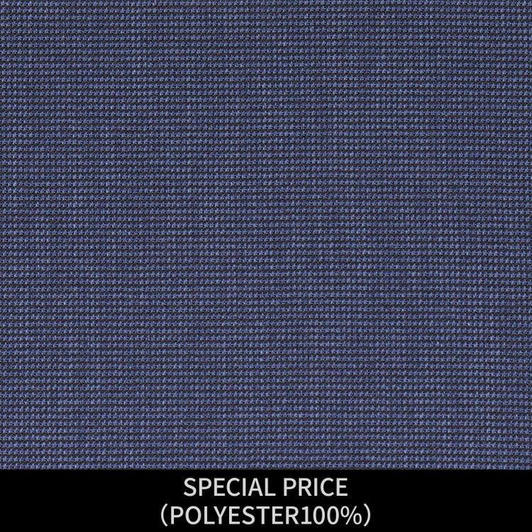ジョンピアース 【パターンオーダー】【JOHN PEARSE WHITE 2釦】【春夏】スーツ/SPECIAL PRICE/ブルー×ハウンドトゥース(POLYESTER100%) ブルー系(青)