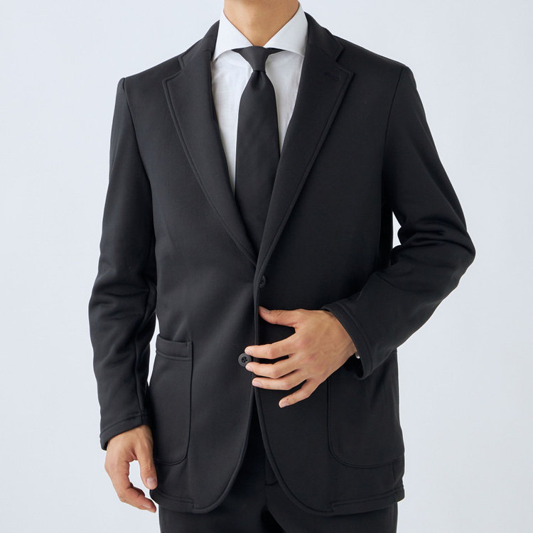 ＵＷＳ ＨＯＭＥ 【ULTRA WORK SUIT/HOME LINE】【秋冬】セットアップ バックフリースジャケット/ブラック ブラック系(黒)