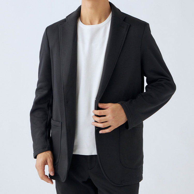 ＵＷＳ ＨＯＭＥ 【ULTRA WORK SUIT/HOME LINE】【秋冬】セットアップ バックフリースジャケット/ブラック ブラック系(黒)