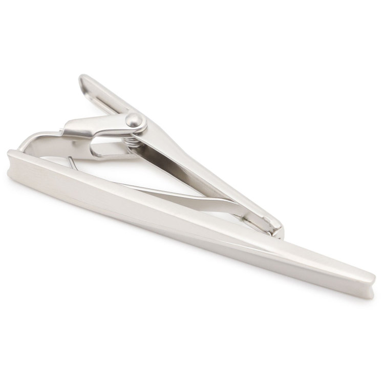 ソノタ（KONAKA用） ネクタイピン タイクリップ53ｍｍ×5ｍｍ/シルバー グレー淡色