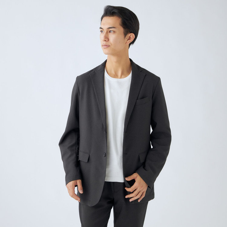 ＵＷＳ ＷＯＲＫ 【ULTRA WORK SUIT/WORK LINE】【年間】セットアップ2釦ジャケット/グレー グレー濃色