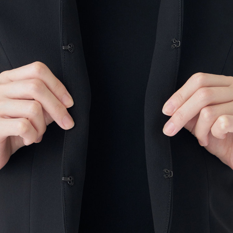 ソノタ（KONAKA用） 【RADVAN】【年間】スタンドタック襟アンサンブルレディースフォーマル 黒