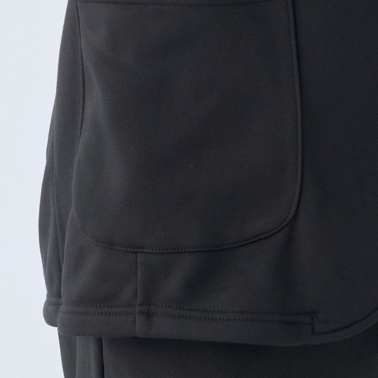 ＵＷＳ ＨＯＭＥ 【ULTRA WORK SUIT/HOME LINE】【秋冬】セットアップ バックフリースジャケット/ブラック ブラック系(黒)