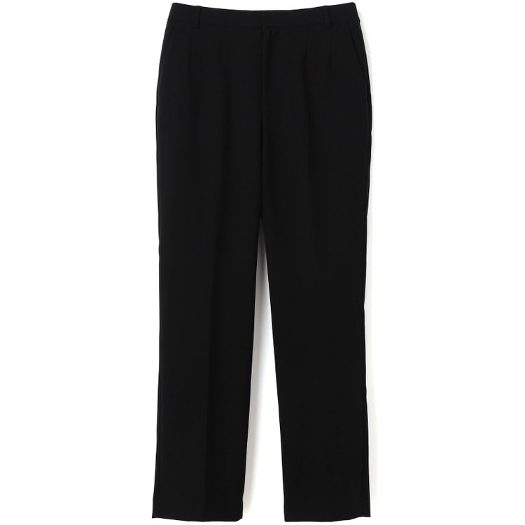 ソノタ（KONAKA用） 【年間】パンツスーツフォーマル/ノーカラーアンサンブル/ウォッシャブル/ストレッチ 黒