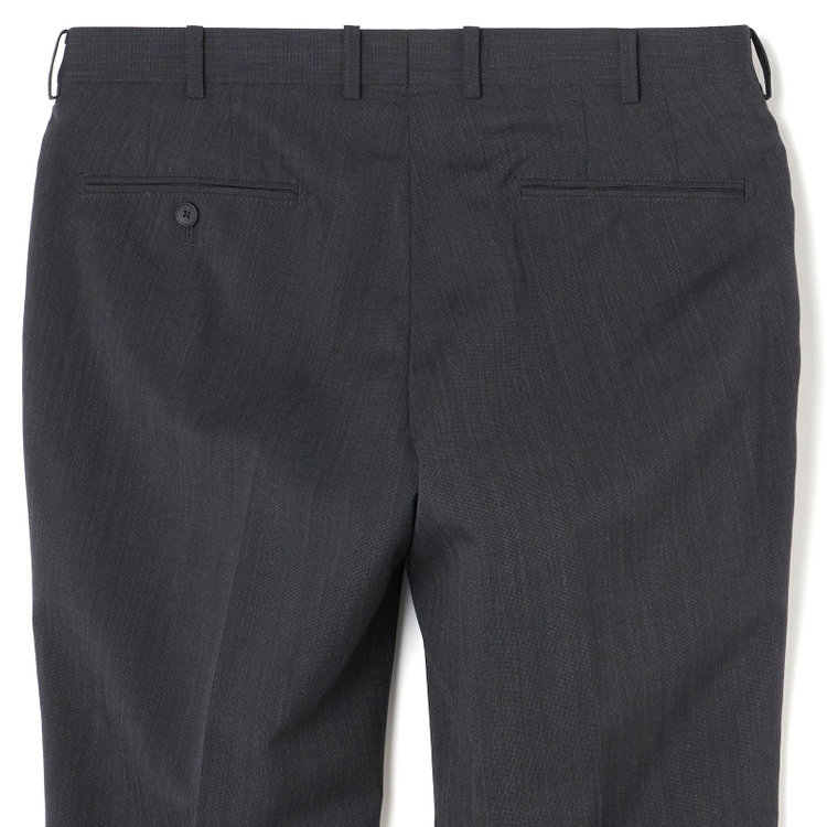 ＪＰ コンフォート 【JOHN PEARSE comfort】【春夏】2釦シングルスーツ ショートタック テーパードパンツ/ ダークグレー / SHOWER CLEAN ※裾直し必要 グレー濃色
