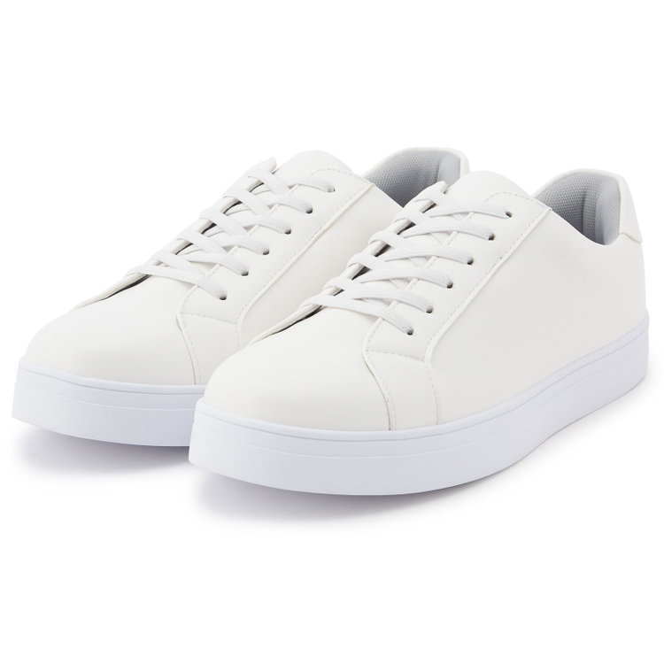 ＵＷＳ ＷＯＲＫ 【ULTRA WORK SHOES】Bizスニーカー ノーハンズ仕様！ビジカジ・インターン対応/ホワイト 白