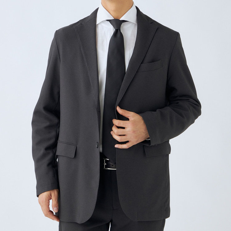 ＵＷＳ ＷＯＲＫ 【ULTRA WORK SUIT/WORK LINE】【年間】セットアップ2釦ジャケット/グレー グレー濃色