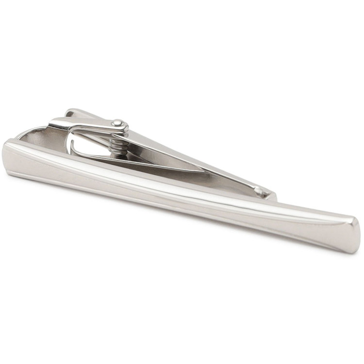 ＵＮＰＲＥＳＳＵＲＥ  ネクタイピン60ｍｍ×5ｍｍ/シルバー グレー淡色