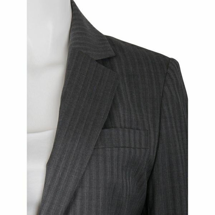 ソノタ（KONAKA用） 【Ultima nero G-Style】【年間】【ストレッチ】ジャケット/グレー×ストライプ グレー系(灰)