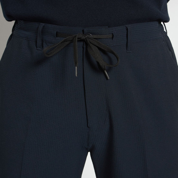 ＵＷＳ ＷＯＲＫ 【ULTRA WORK SUIT】【春夏】セットアップパンツ/ネイビー/ドローコード/裾上げ済み仕様 紺濃色