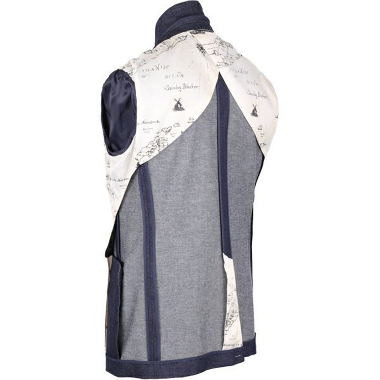 スタンリーブラッカ 【stanley blacker】【秋冬】2釦シングルジャケット/ネイビー/KAIHARAデニム ネイビー系(紺)