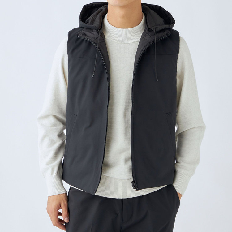 ＵＷＳ ＷＯＲＫ 【ULTRA WORK SUIT/WORK LINE】【年間】リバーシブルベスト/ブラック ブラック系(黒)