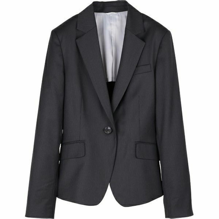 ソノタ（KONAKA用） 【Ultima nero G-Style】【年間】【ウォッシャブル】ジャケット/ブラック×ストライプ ブラック系(黒)