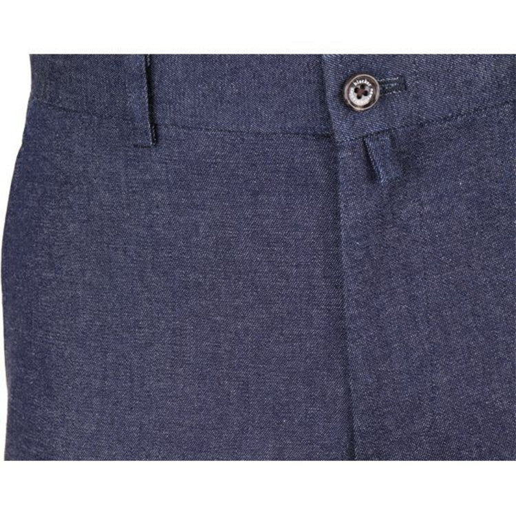 スタンリーブラッカ 【stanley blacker】【秋冬】0タックスラックス/ネイビー/KAIHARAデニム ネイビー系(紺)