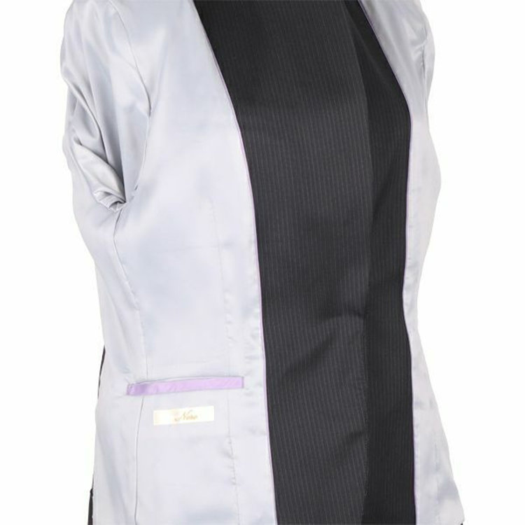 ソノタ（KONAKA用） 【Ultima nero G-Style】【年間】【ウォッシャブル】ジャケット/ブラック×ストライプ ブラック系(黒)