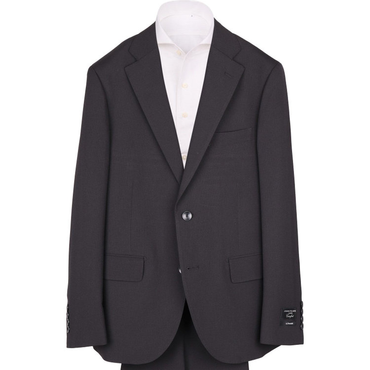 ＪＰ コンフォート 【JOHN PEARSE comfort】【春夏】2釦シングルスーツ 1タック/ブラック/ULTRA MOVE/TRABEST ブラック系(黒)