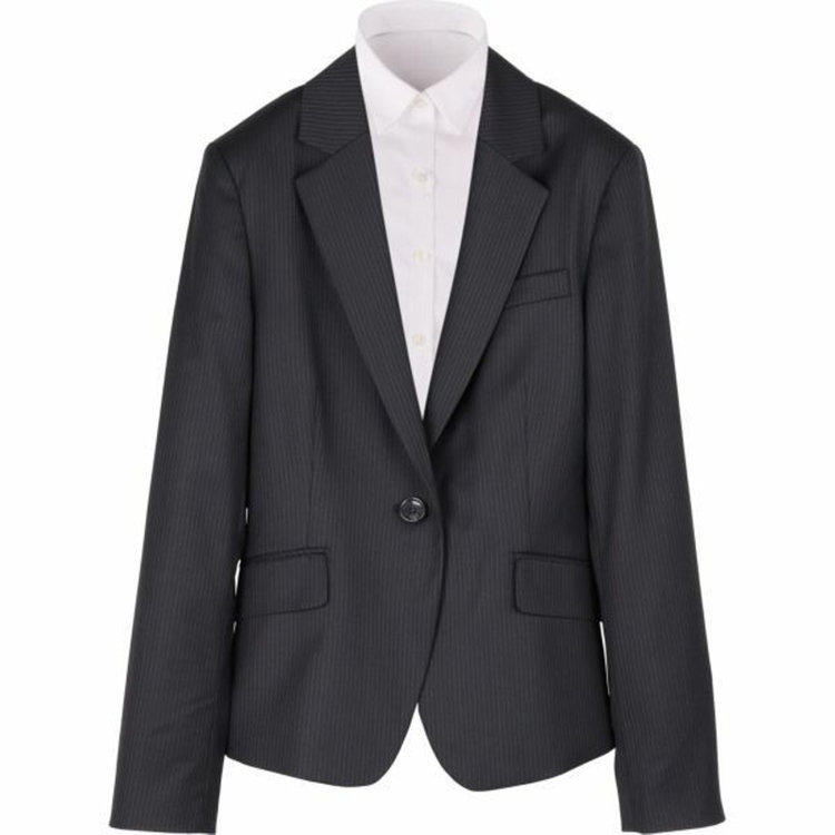 ソノタ（KONAKA用） 【Ultima nero G-Style】【年間】【ウォッシャブル】ジャケット/ブラック×ストライプ ブラック系(黒)