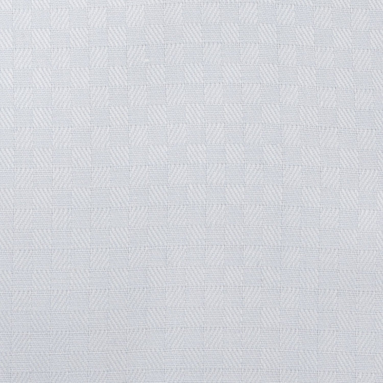 ジョンピアースブラック 【JOHN PEARSE Black】【SLIM】【形態安定】ワイドカラードレスワイシャツ/グレー×ドビーチェック/襟袖裏別布 グレー淡色